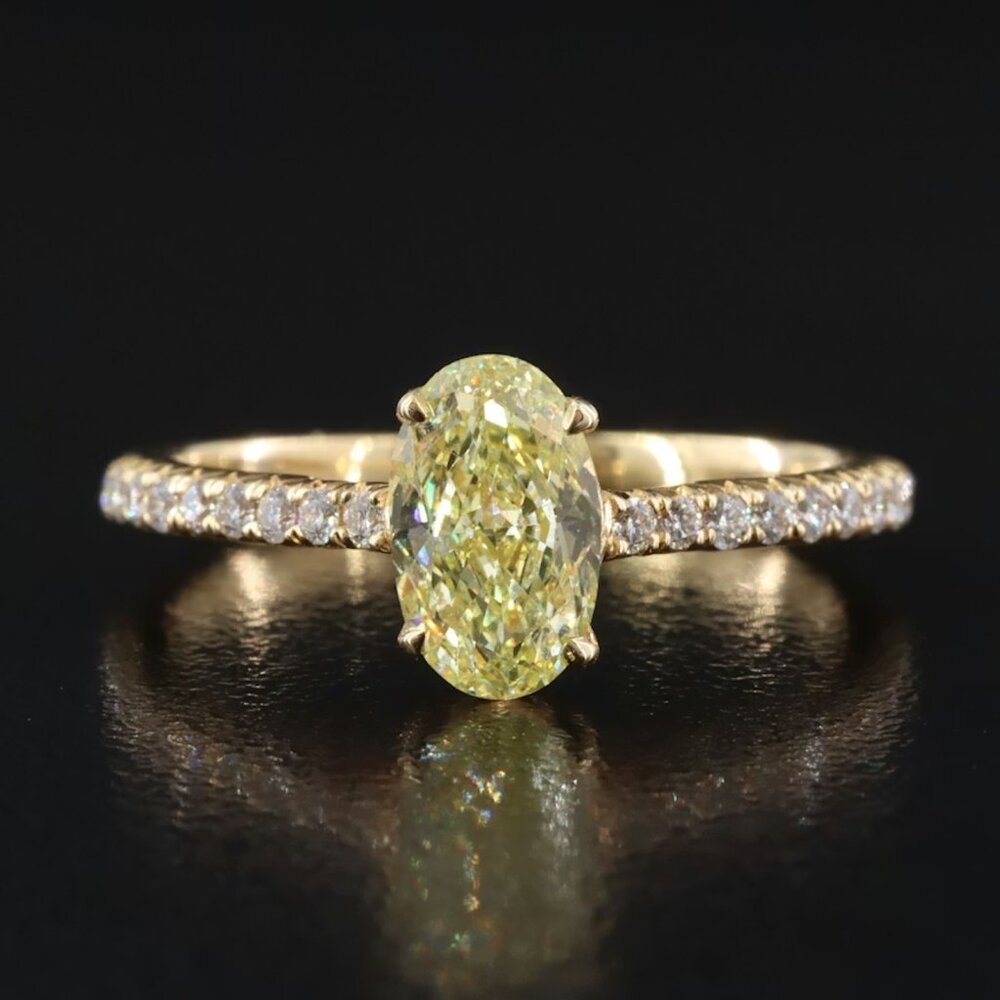 Tiffany & Co. Novo 18K 1.21 CTW IF Fancy Yellow Diamond Engagement Ring